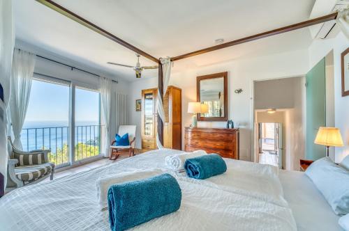 Postel nebo postele na pokoji v ubytování Villa Ventimar