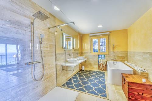 Koupelna v ubytování Villa Ventimar