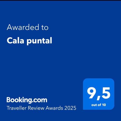Certifikát, hodnocení, plakát nebo jiný dokument vystavený v ubytování Cala puntal