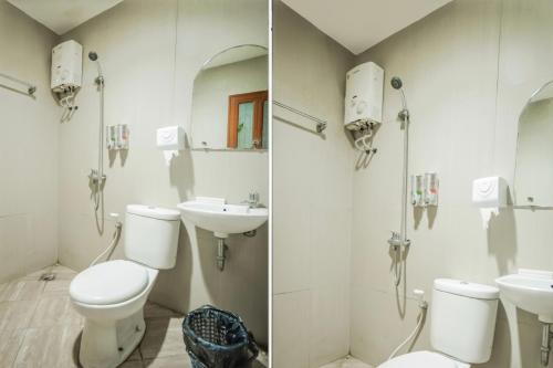 Bilik mandi di Townhouse Oak Ilir Timur I Near Ptc Mall