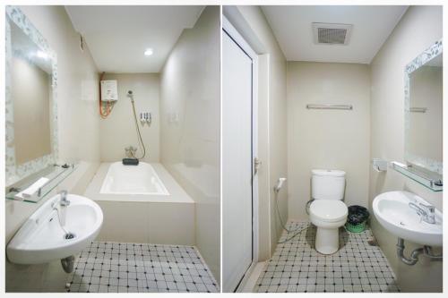 Bilik mandi di Townhouse Oak Ilir Timur I Near Ptc Mall