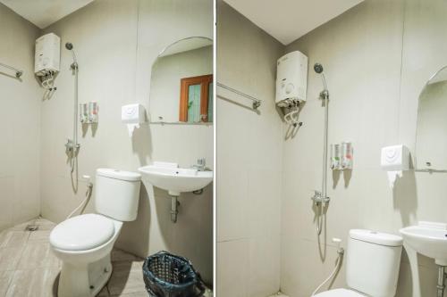 Bilik mandi di Townhouse Oak Ilir Timur I Near Ptc Mall