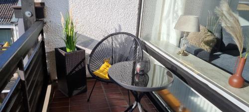 Balkón nebo terasa v ubytování Apartment Chalet Bad Tölz