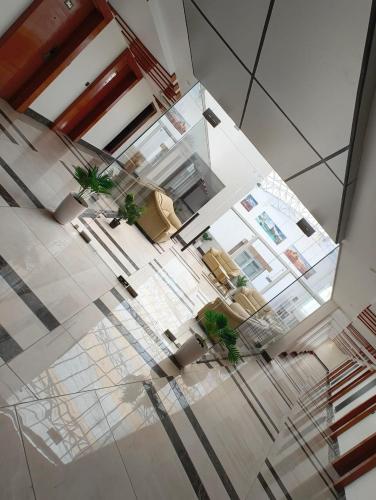 Χώρος καθιστικού στο Krb greens hotel & banquets