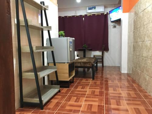 Kuchyň nebo kuchyňský kout v ubytování Regina Hotel