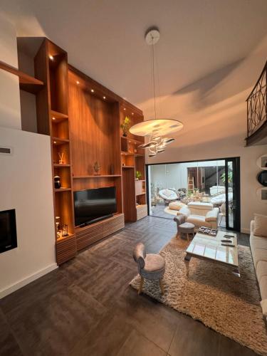 Χώρος καθιστικού στο Summer House