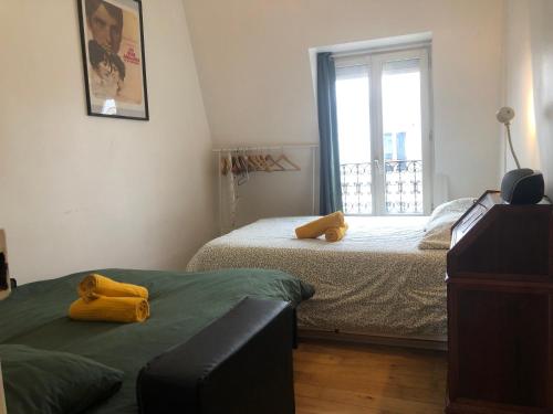 2 pièces sous les toits 6 personnes calme lumineux équipé