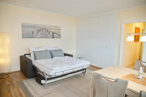 Voodi või voodid majutusasutuse Prinzenhof App 29 inkl WLAN toas