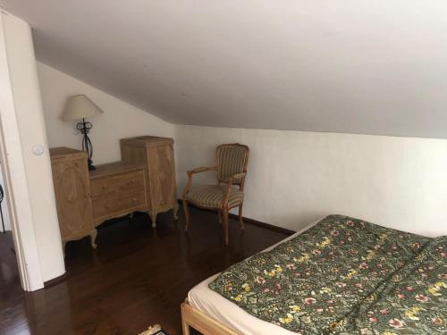 Katil atau katil-katil dalam bilik di Apartment Battin 44 Uckermark