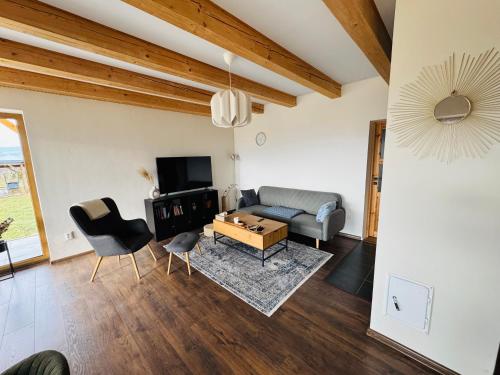 Et opholdsområde på Holiday House Brezno