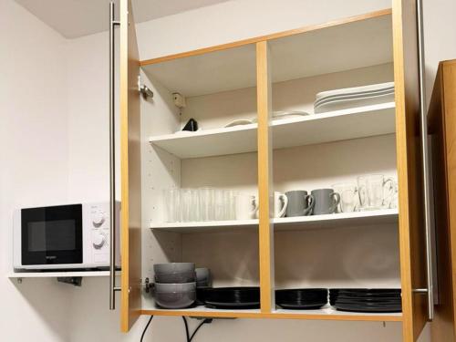 Η κουζίνα ή μικρή κουζίνα στο Spacious Apartment in Recklinghausen