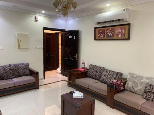 Χώρος καθιστικού στο شقق زد السكنية