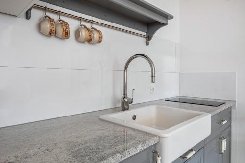 Kuchyň nebo kuchyňský kout v ubytování Gästehaus - Im Gärtle
