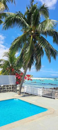 Piscine de l'établissement Beachfront Villa Klondike - Private 3-bedrooms ou située à proximité