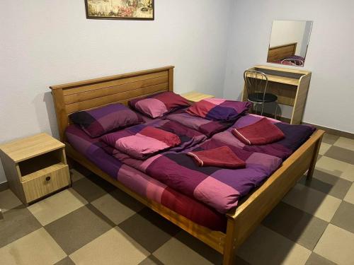 Postel nebo postele na pokoji v ubytování Galaxy Hostel