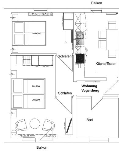 Κάτοψη του Gästehaus Zur Quelle