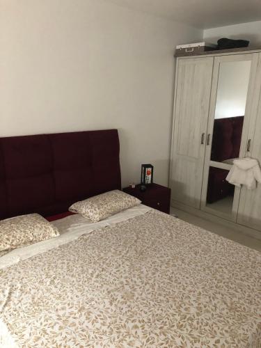 Postel nebo postele na pokoji v ubytování Apartement F3 neuf, proche Metro