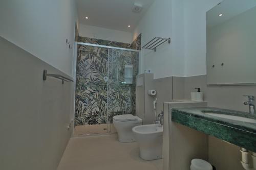 Koupelna v ubytování Hotel Cinzia