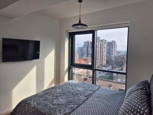 Postel nebo postele na pokoji v ubytování Apartment Modern Nest