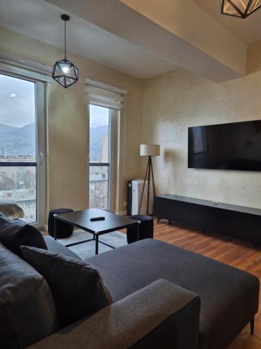 TV a/nebo společenská místnost v ubytování Apartment Modern Nest