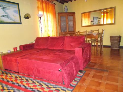 Χώρος καθιστικού στο Casa Ginevra
