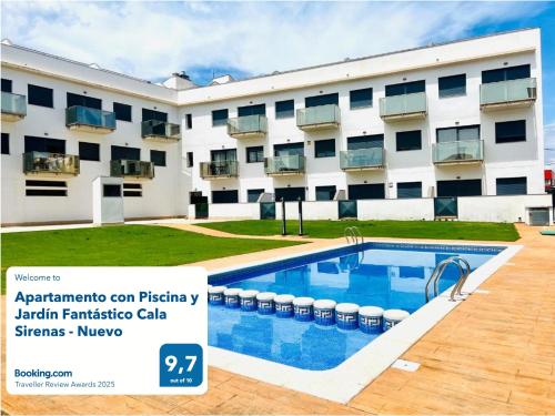 Apartamento con Piscina y Jardín Fantástico Cala Sirenas - Nuevo