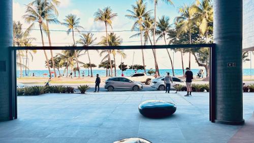 Landskap semula jadi dekat dengan apartmen