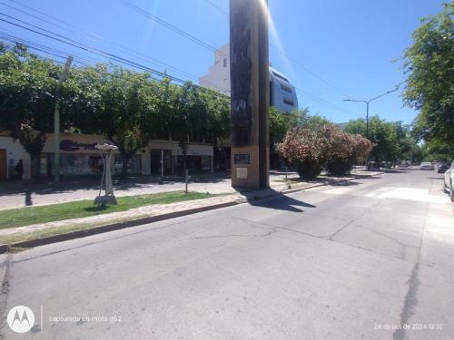 a street with a pole on the side of the road at Urbano B&B 4A in San Juan