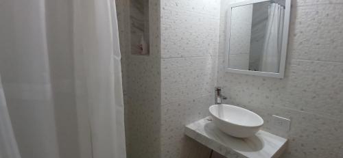 Koupelna v ubytování Estar patagonico