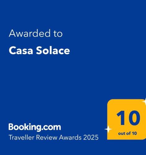 Sijil, anugerah, tanda atau dokumen lain yang dipamerkan di Casa Solace
