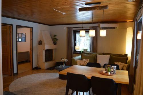 Χώρος καθιστικού στο Semesterhus Gustavsberg Sorsele