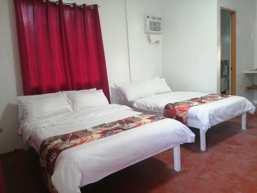 Postel nebo postele na pokoji v ubytování Bayay ni Nanay Bed & Breakfast in Magpupungko Beach Road
