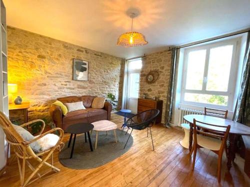 Χώρος καθιστικού στο Ty Kerf' proche centre, cosy