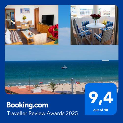 El Tiburon - Piso con espectaculares vistas al mar - solo para familias ideal para 4 personas - aire - calefacción - Ganador AWARD 2025, 2024, 2023, 2022