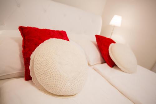 Katil atau katil-katil dalam bilik di Apartments Grom