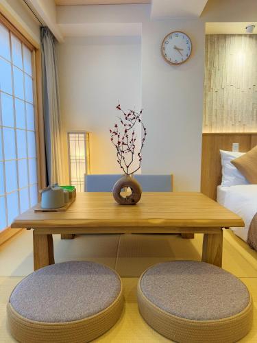 Χώρος καθιστικού στο SUN House asakusabashi akihabara tokyo