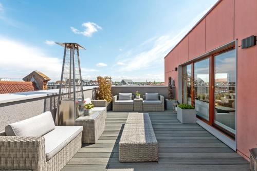 Μπαλκόνι ή βεράντα στο Elegant and Comfortable Apartments in Gdansk Dom & House