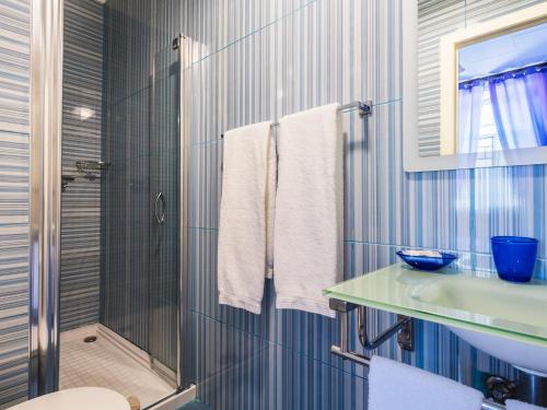 Koupelna v ubytování Pedra Iberica