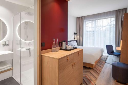 Ванная комната в Hampton By Hilton Tallinn