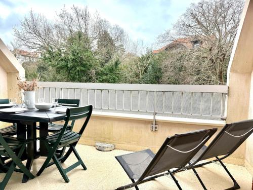 Appartement studio centre Arcachon 4 pers terrasse