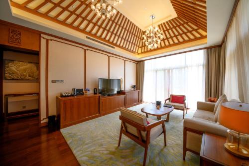 Posezení v ubytování HUALUXE Hotels & Resorts Kunming