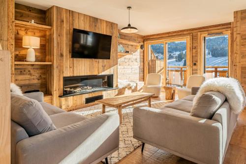Duplex Pen Men - LES GETS, proche du centre, jacuzzi, superbe vue photo 2