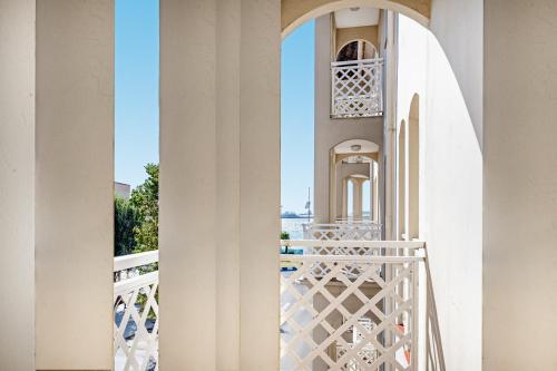 a view from the balcony of a building at AC Hotel La Línea by Marriott in La Línea de la Concepción