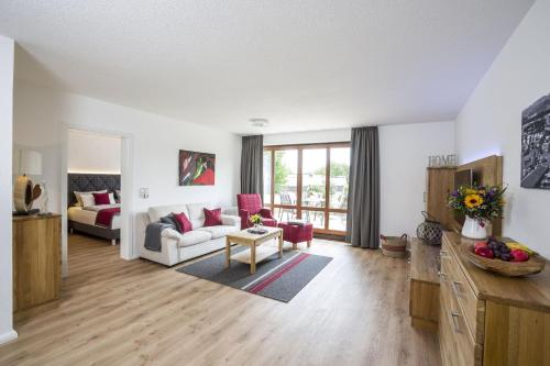 Postel nebo postele na pokoji v ubytování Ferienwohnung mit 78qm