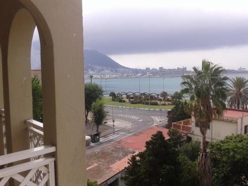 a view of the ocean from a building at AC Hotel La Línea by Marriott in La Línea de la Concepción