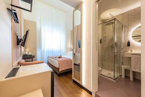 Koupelna v ubytování Best Western Hotel Artdeco