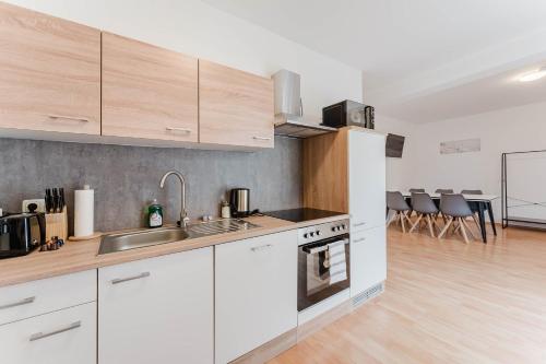 Dapur atau dapur kecil di feworld living - Linz Wasserwald