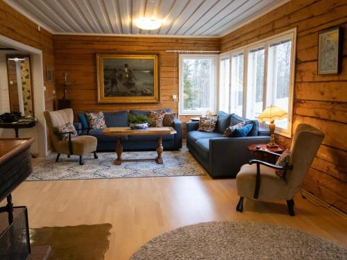 Posezení v ubytování Holiday Home Villa rauhala by Interhome