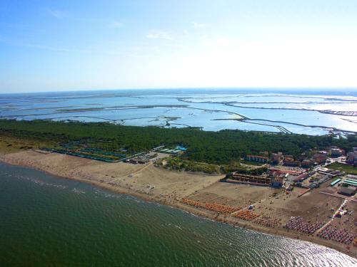 an aerial view of an island in the water at Apartment Solmare-52 by Interhome in Rosapineta