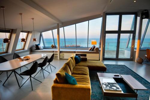 Ruang duduk di THE GRAND Ahrenshoop